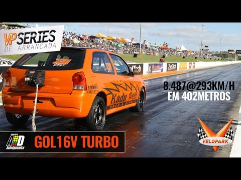 Gol Turbo A 16v | Recorde Brasileiro de Arrancada | 1ª Etapa Velopark 2017