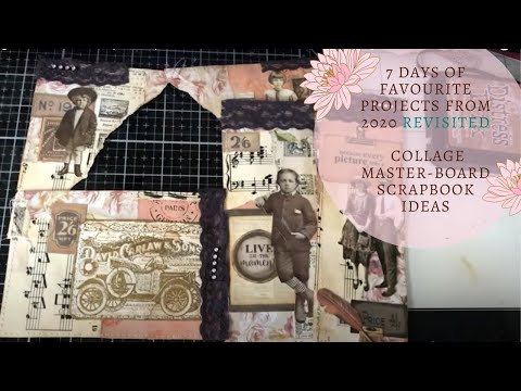 Collage Master-board Scrapbook Ephemera for Junk Journals - Favourite Projects 2020 Revisited #7