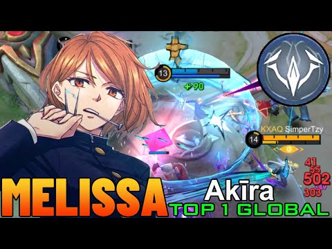 Late Game Monster !! Melissa War Cry Emblem New Meta Build - Top 1 Global Melissa By Akīra | MLBB.