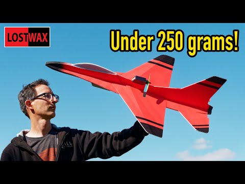 As Big as Possible‼️ DIY Foamboard RC Plane Under 250 grams. F16 Template and Tutorial.