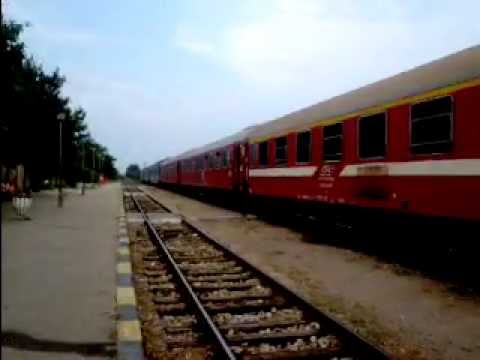 Intrarea Trenului in Gara Eforie N