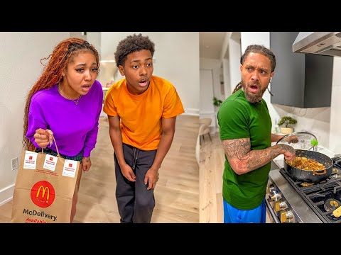 SIBLINGS Choose McDonald's OVER DADS COOKING, They Instantly Regret It