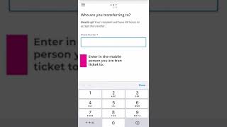 How to Transfer Tickets Via Mobile Device