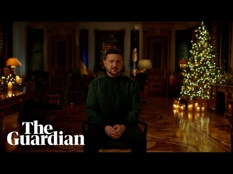 President Volodymyr Zelenskyy addresses Ukrainians on New Year's Eve