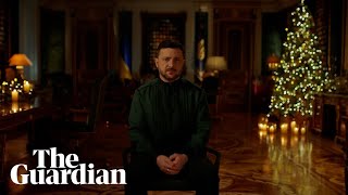 President Volodymyr Zelenskyy addresses Ukrainians on New Year's Eve