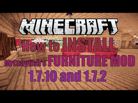 comment installer mrcrayfish's furniture