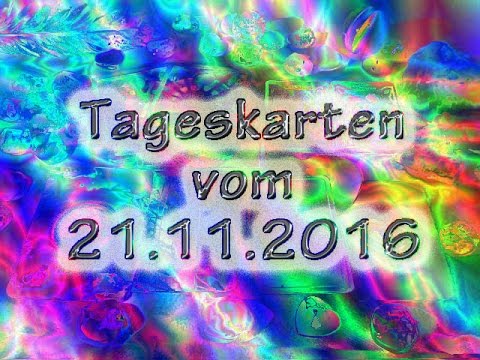 Tageskarten für 21.11.2016