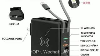 NEW TRAVELLER POWERBANK WITH PLUG