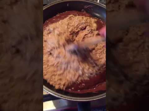 Easiest way to make chocolate energy bars