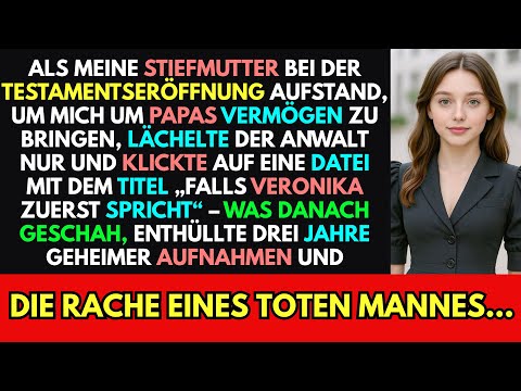 Meine Stiefmutter verkündete, dass sie mich aus Papas Testament streichen würde–bei der Verlesung …