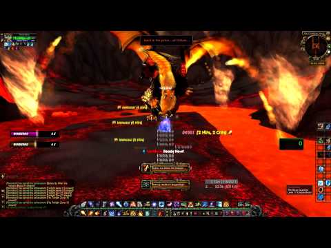 Wow Mop: 80 Mage solo Sartharion +3 Drakes (10man)