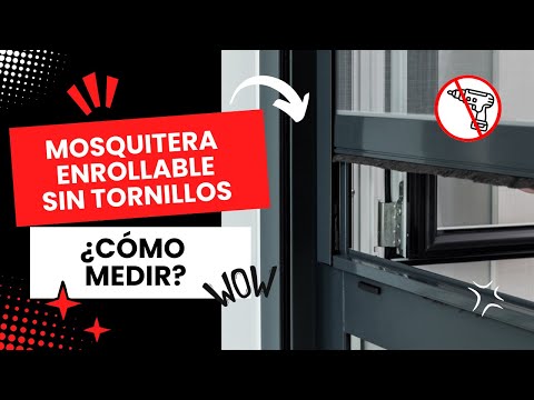 Cómo Medir para Instalar una Mosquitera Enrollable Sin Tornillos (Mosquifácil)