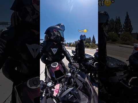 should i post the over pov??? 😭 #motovlog #motorcycle #bikercouple #bikergirl #biker #moto #funny