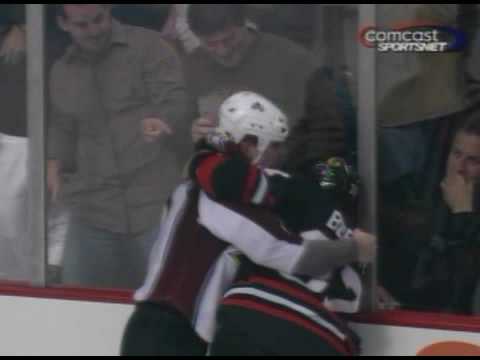 Cody McLeod vs Adam Burish Nov 3, 2008