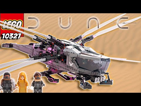 Vidéo LEGO Icons 10327 : Dune Atreides Royal Ornithopter