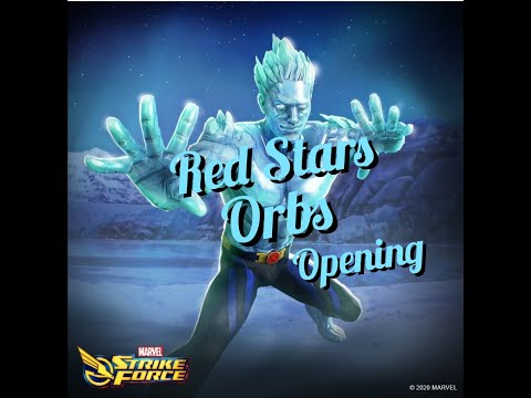 Iceman Red Star Orbs + 100Gold Orbs + 10 Mega Orbs - MSF