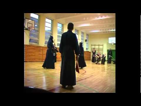 Warsaw Kendo League May 2012 - Wierzbowski (aka) vs. Maj (Shiro)