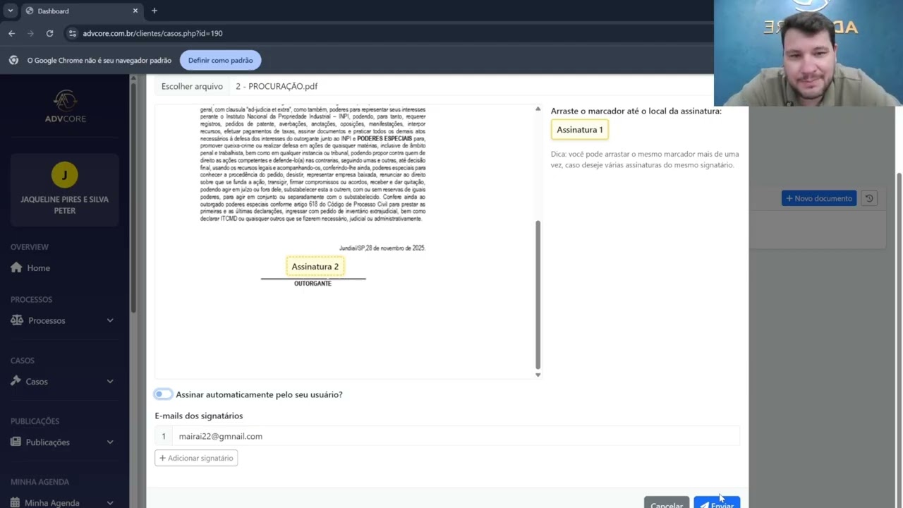 Como Usar a Assinatura Digital no AdvCore Academy | Validação ICP-Brasil