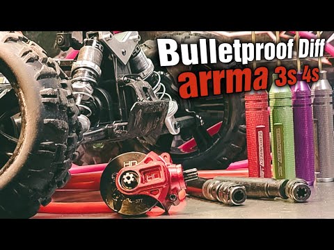 Hot Racing Differential Assembly - arrma 3s 4s 4x4 Line - How To & Test