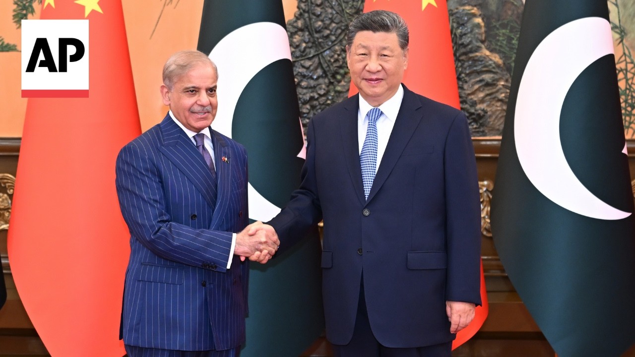 Video | China's Xi meets Pakistan's Sharif and key mediator in Iran-US negotiations