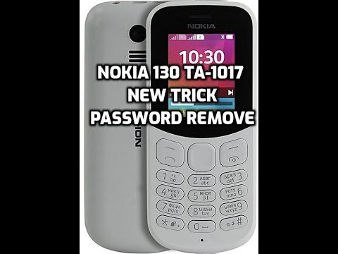 nokia 130 new TA-1017 password remove (100% Easy Solutions).