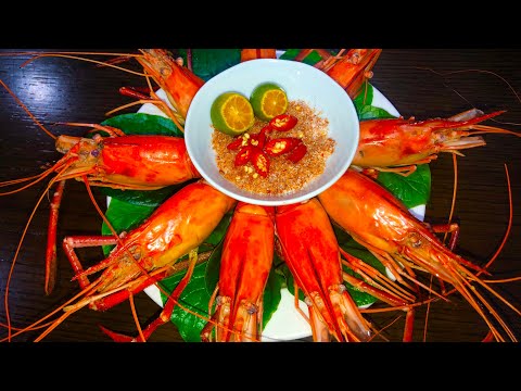 TÔM HẤP SẢ - Cách làm tôm hấp sả cực ngon như nhà hàng quán ăn | Bếp nhà Chút