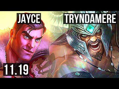 JAYCE vs TRYNDAMERE (TOP) | 8/1/14, 900K mastery, Dominating | NA Grandmaster | v11.19