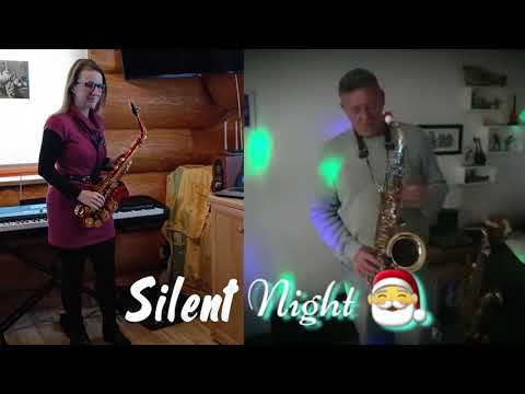 #christmas Silent night / Tichá noc - saxophone duet with Daryl Hamilton