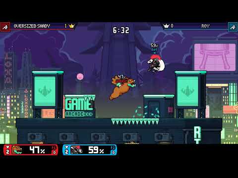 Rivals of Aether - Exhibition Match: Roy (Forsburn) vs Oversized Shady (Etalus) Match 2/2