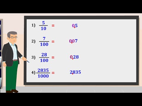 From Decimal Fraction to Decimal Number