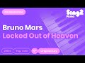 Bruno Mars Locked Out Of Heaven Karaoke Piano