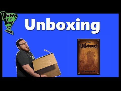 Villainous: Evil Comes Prepared | Board Game | Unboxing