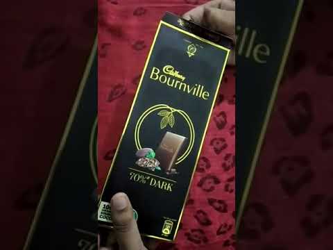 Unboxing cadbury Bournville 70% Dark chocolate 🍫