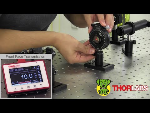 Align a Linear Polarizer's Axis to be Vertical or Horizontal to the Table | Thorlabs Insights