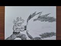 How To Draw Ultra Instinct Goku Kamehameha Easy Anime Drawing Step By Step