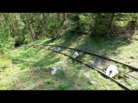 Standseilbahn Talfahrt Gurtnellen - Gorneren Talfahrt 2023 Kraftwerk funicular funiculaire