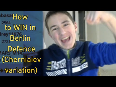 Winning Berlin Defence. Cherniaiev Variation