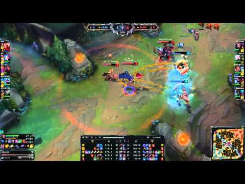 SKT T1 Faker   LeBlanc vs Pantheon   KR LOL SoloQ Highlights