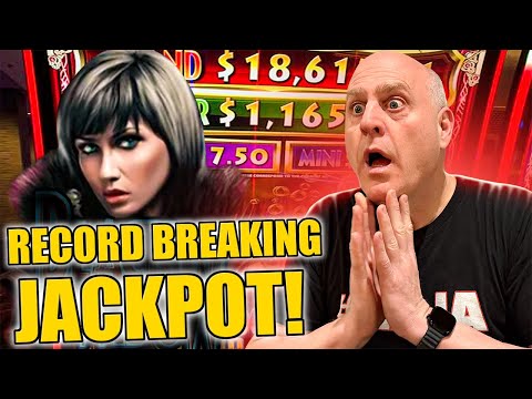 LARGEST JACKPOT Recorded on Black Widow Grand!!