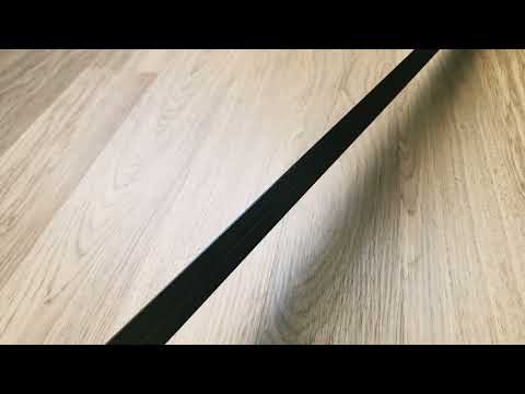 Ручка профиль 1200 мебельная черная