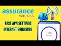 assurance Wirless apn Setting | assurance wireless DATA not working