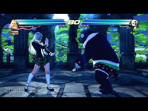 417_1 Lili y Alisa ( Uchiha x24 ) VS Panda y Kuma (and_anndre) - Tekken Tag 2 Online