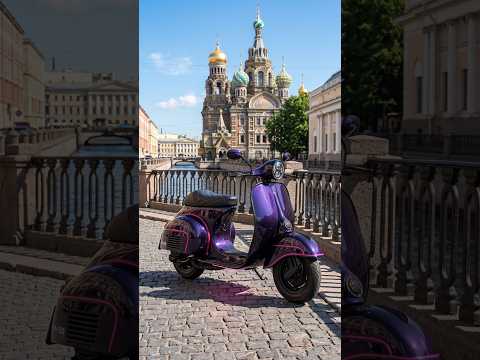 СМЕЯЛИСЬ НАД ВЯТКОЙ?! 😱 Превратили ржавый мопед курьера в неоновую ракету