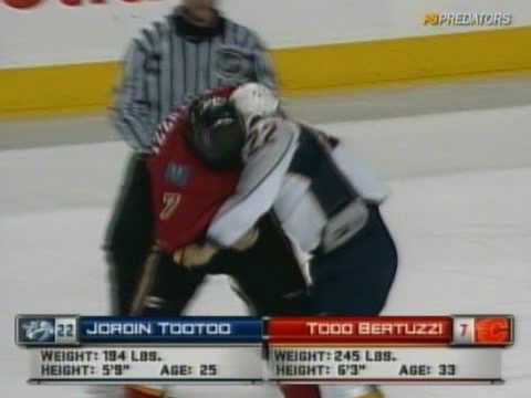 Jordin Tootoo vs Todd Bertuzzi