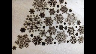 低価格!! 家庭向けレーザー加工機　ベクター加工による檜2mmカット