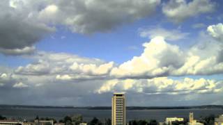 2012 September 18 - Cumulus field, virga, rain shafts (North view)