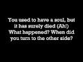 Disturbed - ''Who'' Lyrics
