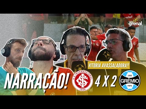 GOLS DE INTER 4 X 2 GRÊMIO | NARRAÇÃO HAROLDO DE SOUZA E PC CARVALHO | RÁDIO GRENAL
