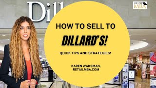 Dillards Vendor - How to Sell to Dillards Stores and Be a Dillards Vendor