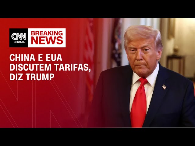 Acho que faremos um acordo com a China, diz Trump sobre tarifas | CNN ...